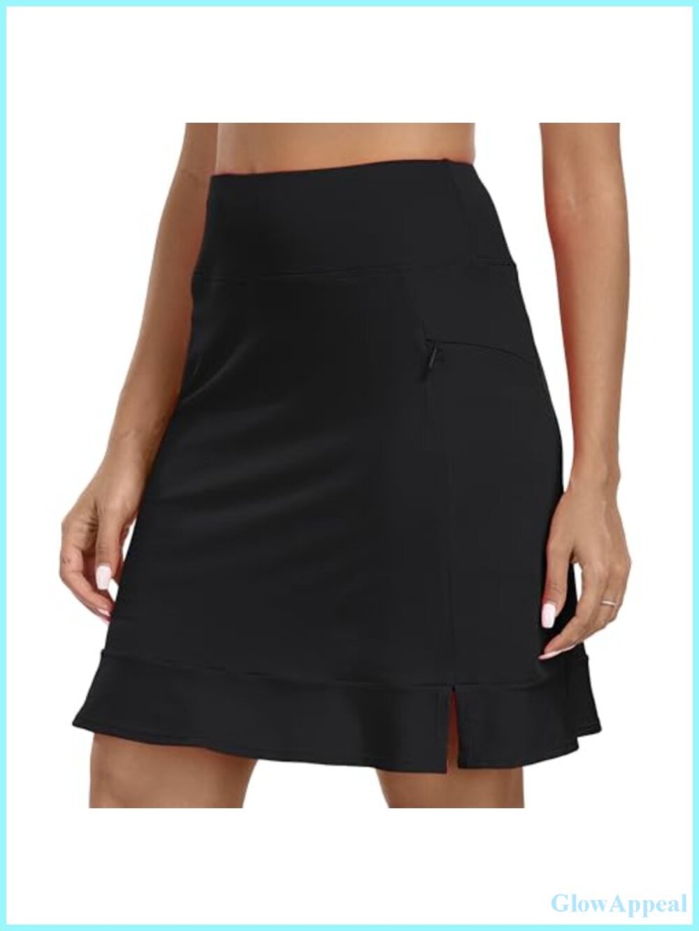 Women's 20" Knee Length Golf Skort Athletic Tennis Skirt with 4 Pockets